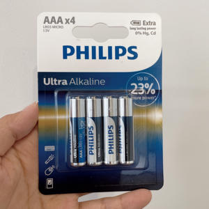 แบตเตอรี่อัลคาไลน์คุณภาพสูง <span class=keywords><strong>PHILIPS</strong></span> 1.5v AA AAA รุ่น LR6 แพ็ค 2 ก้อน - Product Image 5