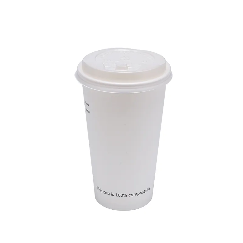 Custom High Quality Print Personalized Disposable Takeaway Cappuccino Espresso Hot Drink Paper Coffee Cups With Lids
