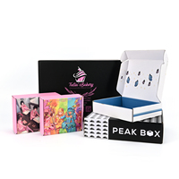 Échantillon gratuit personnalisé imprimé en couleur emballage en carton ondulé boîte postale en papier d'expédition Pack de boîte postale pour petite entreprise