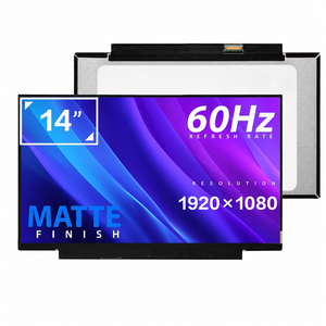 หน้าจอแสดงผลแบบไม่สัมผัสขนาด 14 นิ้ว ความละเอียด Full HD 1920x1080 บางเฉียบ 60Hz 30 พิน EDP รุ่น B140han04.0 B140han041 สำหรับตัวแทนจำหน่าย - Product Image 2