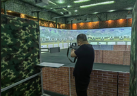 Jeu de tir multijoueur en intérieur à grand espace 6 en 1, jeux de tir/chasse interactifs en projection 3D, centre commercial, parc d'aventure