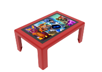 Table interactive intelligente moderne de 43 pouces pour enfants avec écran tactile 4K, Ludo et Android WiFi multi-touch