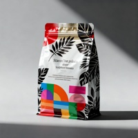 Sacs à café Yihe durables, réutilisables, résistants à l'humidité, imprimés en gravure multicouche, pochettes verticales refermables avec fermeture éclair, tailles personnalisables