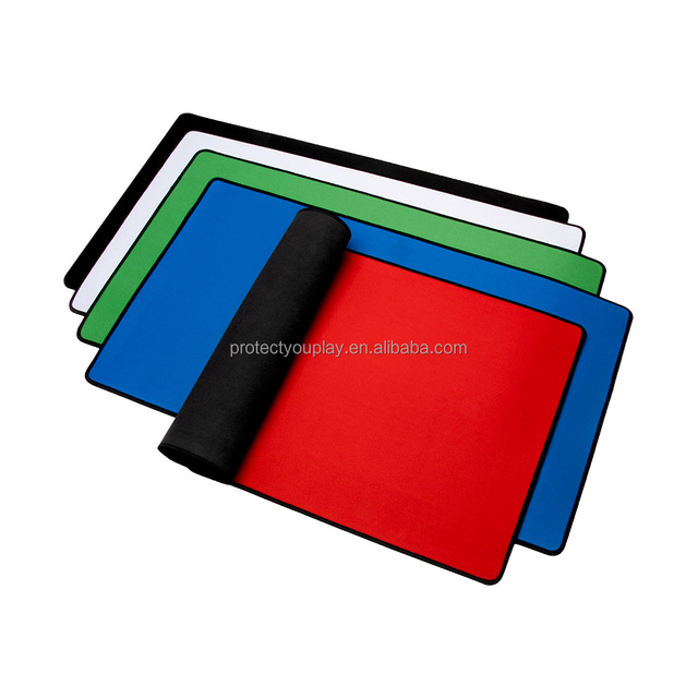 Card Playmat Stitched for Card Game Playing, Commander Board Game Desk Mat Duel Mat Card Battles Binder Deck 24x14 Inches