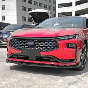 Pour Mondeo : Lèvre de pare-chocs avant aspect carbone, accessoires de protection pour Ford Mondeo ST Line 2022 - Product Image 5