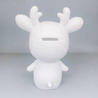 Nouveau style de résine mignonne fluide, Noël, Halloween, Père Noël, cerf, ours DIY pour enfants, peintures acryliques, jouets artisanaux