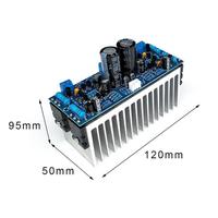 Carte d'amplificateur de puissance stéréo HiFi à double canal Baixinda A1943/C5200 AC12-28V 100W+100W 20Hz-80kHz 420g