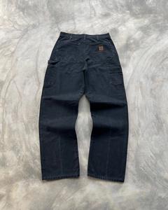 Pantalon Vintage Logo Personnalisé Pantalon avec Poche Style Décontracté Jambe Droite Couleur Bloquant Patchwork Lâche Pantalon <span class=keywords><strong>Cargo</strong></span> en Velours Côtelé Hommes - Product Image 4