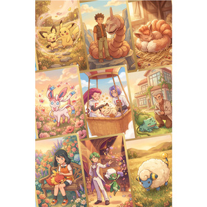 Cartes Métalliques Pokémon Rares Boîte Mystère Jeu de Cartes à Collectionner Personnalisées pour Enfants Art Fan Art Jeu de Société Fournitures Scolaires Pokémon - Product Image 5
