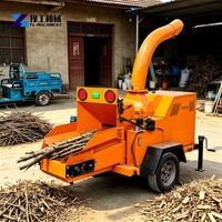 Broyeur de bois, déchiqueteur de branches, broyeur de branches d'arbres, broyeur de bois électrique mobile, broyeur de bois diesel