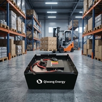 Batterie ricaricabili personalizzabili agli ioni di litio da 24V/48V/72V/80V per carrelli elevatori elettrici possono sostituire le batterie al piombo-acido.