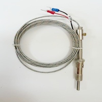 Termopar con resorte de compresión, sonda de temperatura tipo K, sensor de temperatura