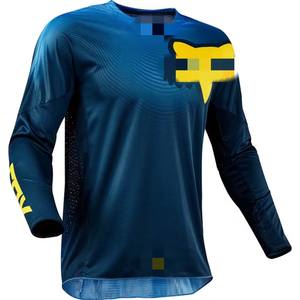 Jersey de Motocross <span class=keywords><strong>Fox</strong></span> 360 Personalizable, Camiseta de <span class=keywords><strong>Ciclismo</strong></span> MTB de Manga Larga de Secado Rápido para Hombre, Top de Carreras Downhill - Product Image 2