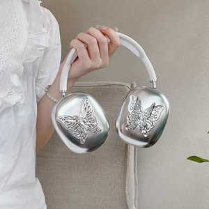 Housse de placage en argent frais pour <span class=keywords><strong>Airpods</strong></span> Max Soft TPU 3D Butterfly Ear Cups Housse de protection pour <span class=keywords><strong>Airpods</strong></span> Max - Product Image 6