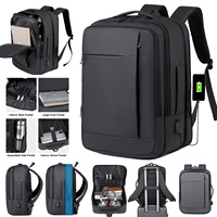 Sac à dos pour ordinateur portable unisexe, antivol, léger, grande capacité 20-39L, doublure en polyester