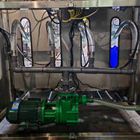 Vierkoppige Semi-Automatische Weegvulmachine Palmolie Olijfolie Vulmachine