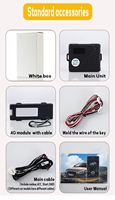 Pour Honda 2014-2021 GPS/GSM 4G Clé numérique intelligente Télécommande bidirectionnelle Verrouillage/déverrouillage du véhicule Démarrage à distance du moteur Contrôle d'allumage