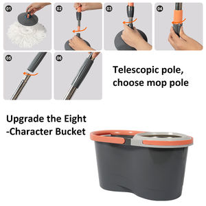 Floor Cleaning <b>Mop</b> And Rotating <b>Mop</b> With Extra Wide Head Spin <b>Mop</b> For Large Area Coverage And Efficiency - Product Image 5