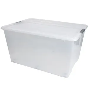 GREENSIDE Must-have Convenient Load-bearing Multi-purpose Plastic Storage Box & Bins with large clips