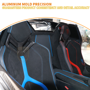 Asiento de Carreras Tipo Bucket de Fibra de Carbono Seca para <span class=keywords><strong>Lamborghini</strong></span> LP700 LP720 LP750 Estilo <span class=keywords><strong>SVJ</strong></span>, Alta Resistencia y Ligereza - Product Image 4