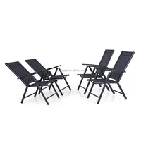 Folding Chair Heavy Duty Durable Adjustable Reclining Folding Chair Outdoor Indoor Garden Pool