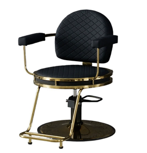 Barber <b>Shop</b> Chair Hair Salon Special Hairdressing Chair Simple Lift Rotating Hair Salon Styling Chair Made <b>Leather</b> Barbershop - Product Image 1