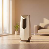 Chauffage d'appoint de bureau portable USB 2000W avec télécommande, classe A d'efficacité énergétique