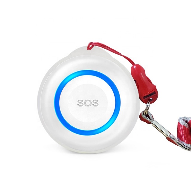 Kerui Unique Design RF433 Small Smart Tuya WiFi SOS Panic Button Wireless Personal Safety Alarm for Elderly Safety