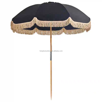 Parasols de piscine extérieure HH Vente en gros Parasols décoratifs modernes et vintage blancs Boho à glands festonnés Parasols de patio de pagode de luxe