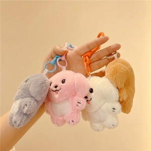 Porte-clés personnalisé en peluche douce pour chiot, 10 cm, jouet en peluche chien, pendentif mignon, <span class=keywords><strong>mini</strong></span> mascotte animale pour sac à main et décoration de clés de voiture - Product Image 3