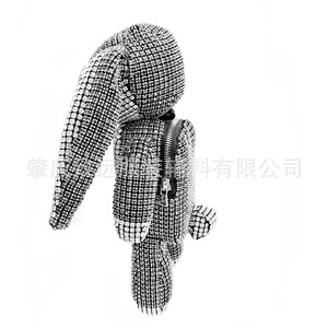 Bunny Handbag Vertical <b>Square</b> Single Strap Zipper Closure Portable Women's Chest Bag For Leisure Travel Summer 2024 - Product Image 3