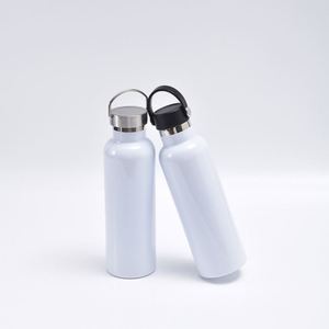 Wholesale 500ml Stainless Steel White Sublimation American-style <b>Large</b>-mouth Vacuum Insulated <b>Flask</b> Water Bottle 6-12 Hours - Product Image 1