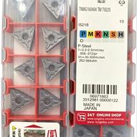 Plaquette triangulaire Tungaloys TPMT110304-PS T9015 R0.4 CVD HRC22-38 pour tournage et alésage de l'acier