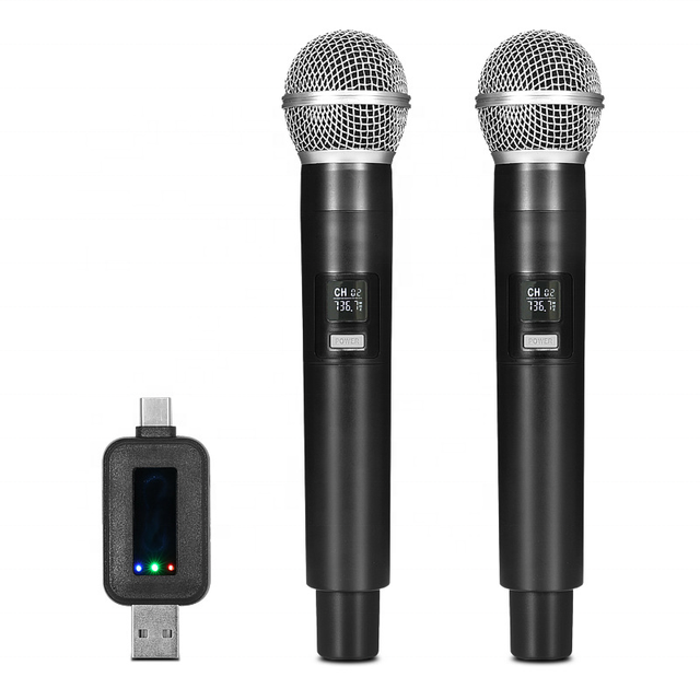 Type-C Phone Microphone Plug and Play USB PC Recording Mic for Smartphones Handheld Wireless Microphones