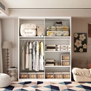 ארון בגדים פתוח עם מדפים לאחסון בחדר שינה, מחיר ישיר מהמפעל, ארון פלדה - Product Image 4