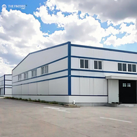 Garantie 5 ans, charpentes en acier Q355, entrepôt de stockage métallique préfabriqué de 4000 m², bâtiment en acier à haute résistance au vent