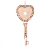 Pendentif en forme de cœur, cabochon, base camée, clé ronde de 25mm, pendentifs glacés personnalisés, pendentifs de colliers vierges