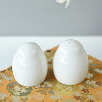 Service de table de luxe en céramique, pour le jardin, salière et salière, décoré avec un Design floral et d'oiseau
