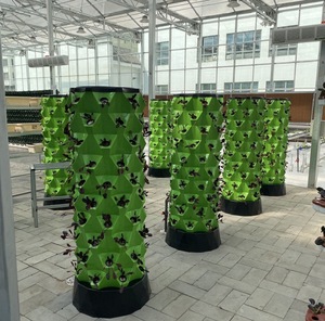 30L bể nước 10 lớp 80 lỗ trang trại nhà kính thủy canh phát triển hệ thống dọc dứa thủy canh tháp cho rau - Product Image 5