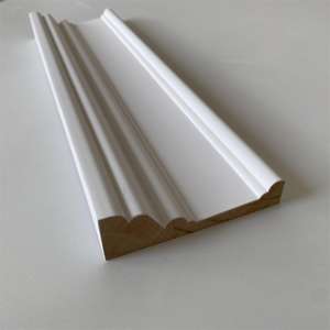 Moulures de plafond en bois classiques modernes apprêtées pour la décoration de chambres d'hôtel de luxe - Product Image 1