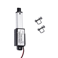 Actionneur linéaire électrique miniature à course de 150 mm, micro-actuateur tubulaire DC 6V/12V/24V avec interrupteurs de fin de course étanches, OEM ODM