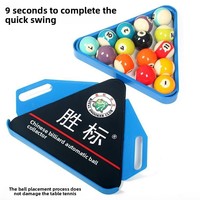 Support triangulaire antichoc pour plateau de ramassage de billes de billard en résine – Accessoire pour cadre de billard chinois à huit boules