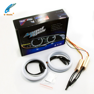 วงแหวนไฟ LED แบบ Halo สำหรับ <span class=keywords><strong>Audi</strong></span> A4 B6 ปี 2000 - <span class=keywords><strong>2006</strong></span> ไฟวงแหวน LED สองสี - Product Image 1