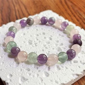 Bracelet en pierre naturelle avec perles de verre colorées, cadeau spirituel très populaire, innovant, livraison rapide dans le monde entier, taille ajustable - Product Image 4