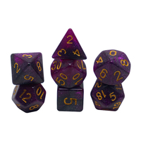 En gros, Ensemble de dés multicolores à paillettes scintillantes pour jeux de société et divertissements de fête