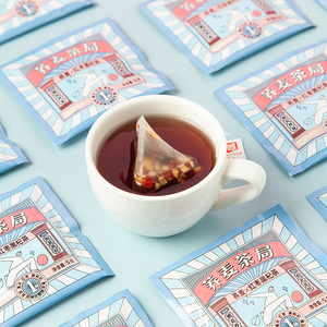 Thé de vitalité pour hommes, goji noir, dattes rouges, sarrasin de Tartarie pour un bien-être accru, 14 jours, sachets de thé emballés individuellement - Product Image 1