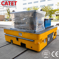 Carro Eléctrico de Riel para Carga Pesada de 5 Toneladas, Equipo de Manipulación con Tracción sobre Rieles para Transporte de Componentes Industriales