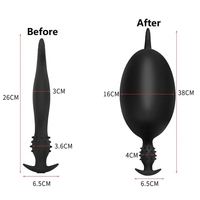 Plug anal gonflable géant, Dildo à perles longues pour femmes et hommes, Jouets anaux pour la masturbation