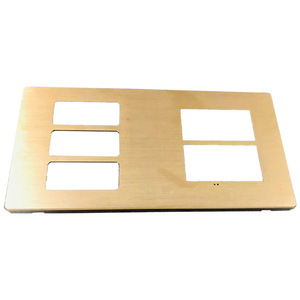 Aluminum Alloy Panel Smart Power Switch CNC Machined For Facial Recognition - Product Image 3