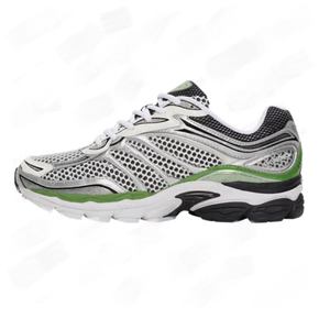 <span class=keywords><strong>Zapatillas</strong></span> Saucon Ommi 9 Chunky con Parte Superior de Malla y Tela Transpirables para Carreras Largas, Forro de Cuero Genuino, con Cordones, Diseño Sólido y a la Moda - Product Image 2